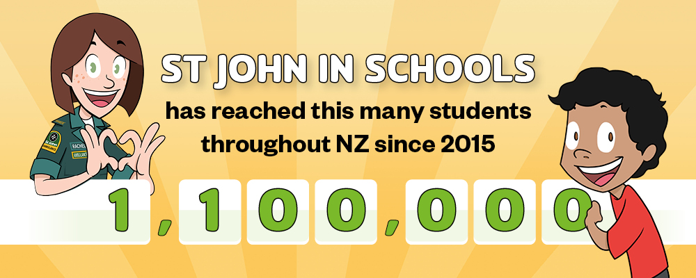 St John in Schools is celebrating teaching over 1,100,000 students