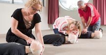 Our first aid courses range from a basic Level One right through to advanced resuscitation training for health professionals.