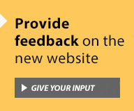 Provide feedback on the new website