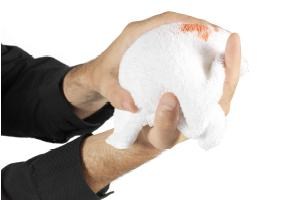 Control any bleeding