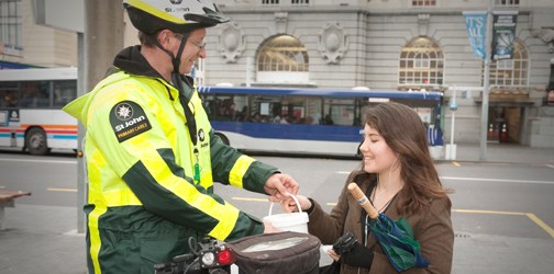 Fundraising on bikes is just one of the ways to be innovative