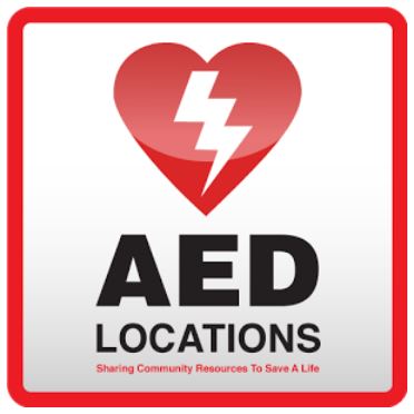 AED locations logo