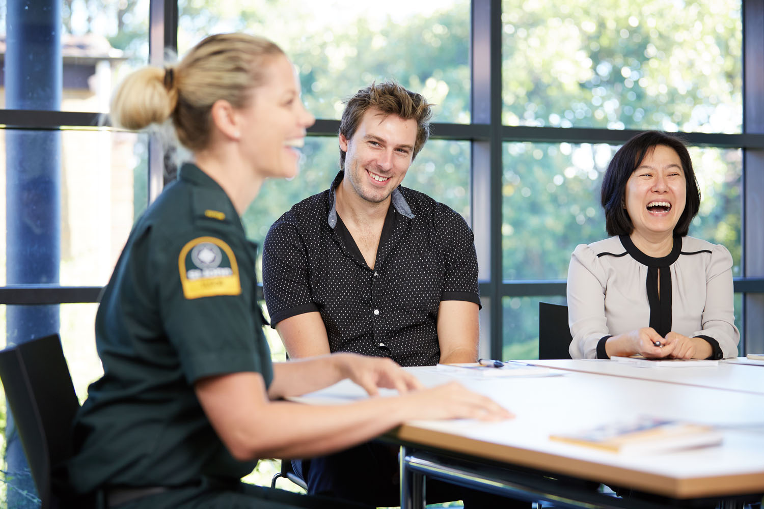 First aid training session