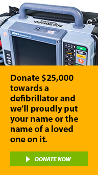 Donate today and help equip our ambulance officers with new defibrillators.