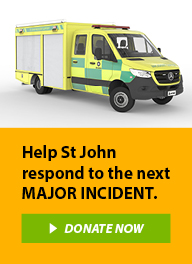 Please help St John prepare for the next major incident.