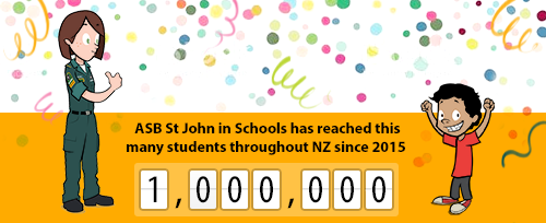 ASB St John in Schools is celebrating teaching our 600,000th student