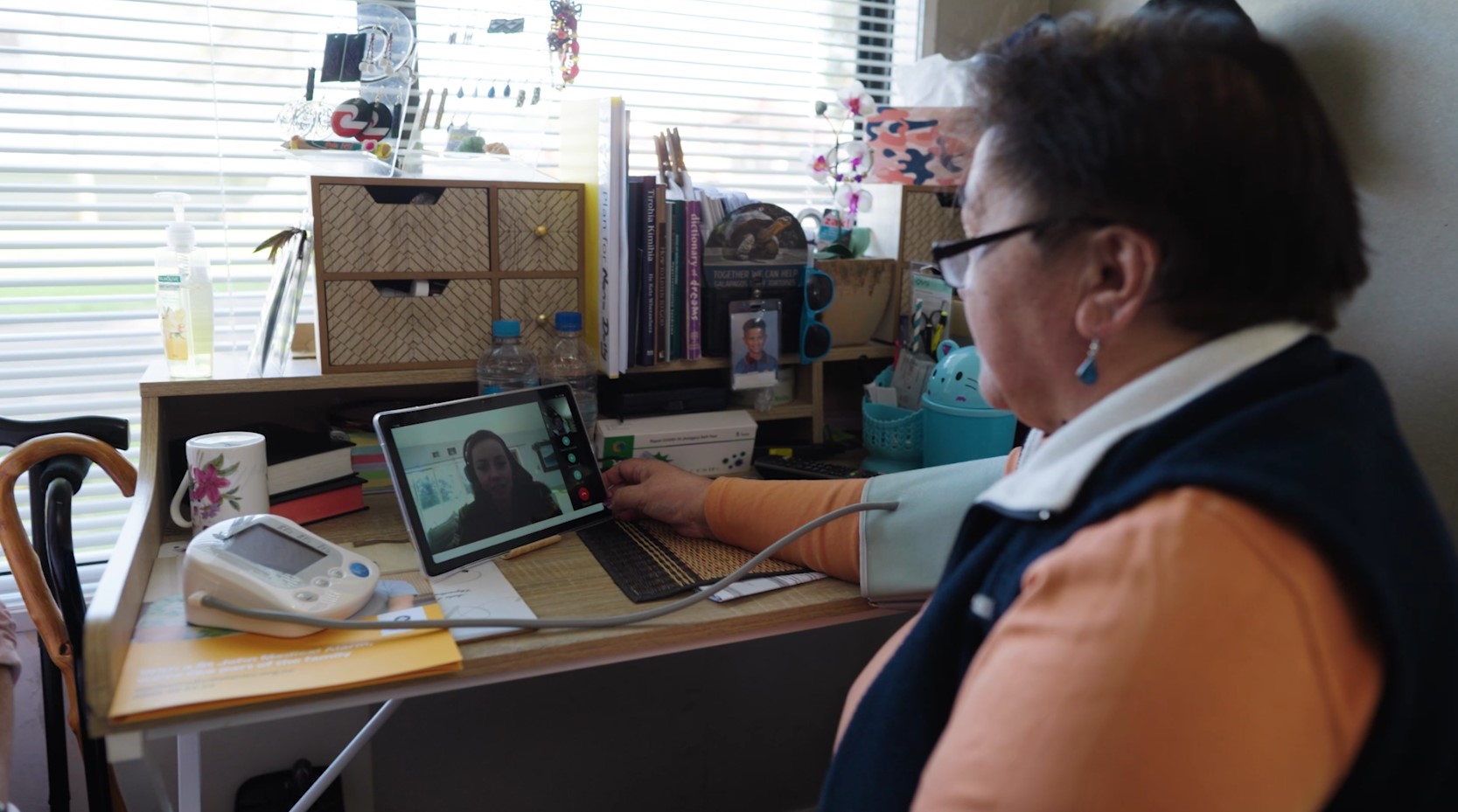 Manaaki Mamoa patient speaking with Tele Health online