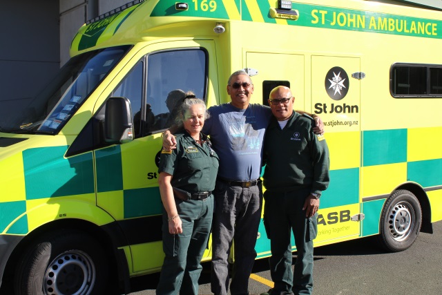 Ambulance Officer Anne Robinson, Suresh Bhana, Ambulance Officer George Tyrell