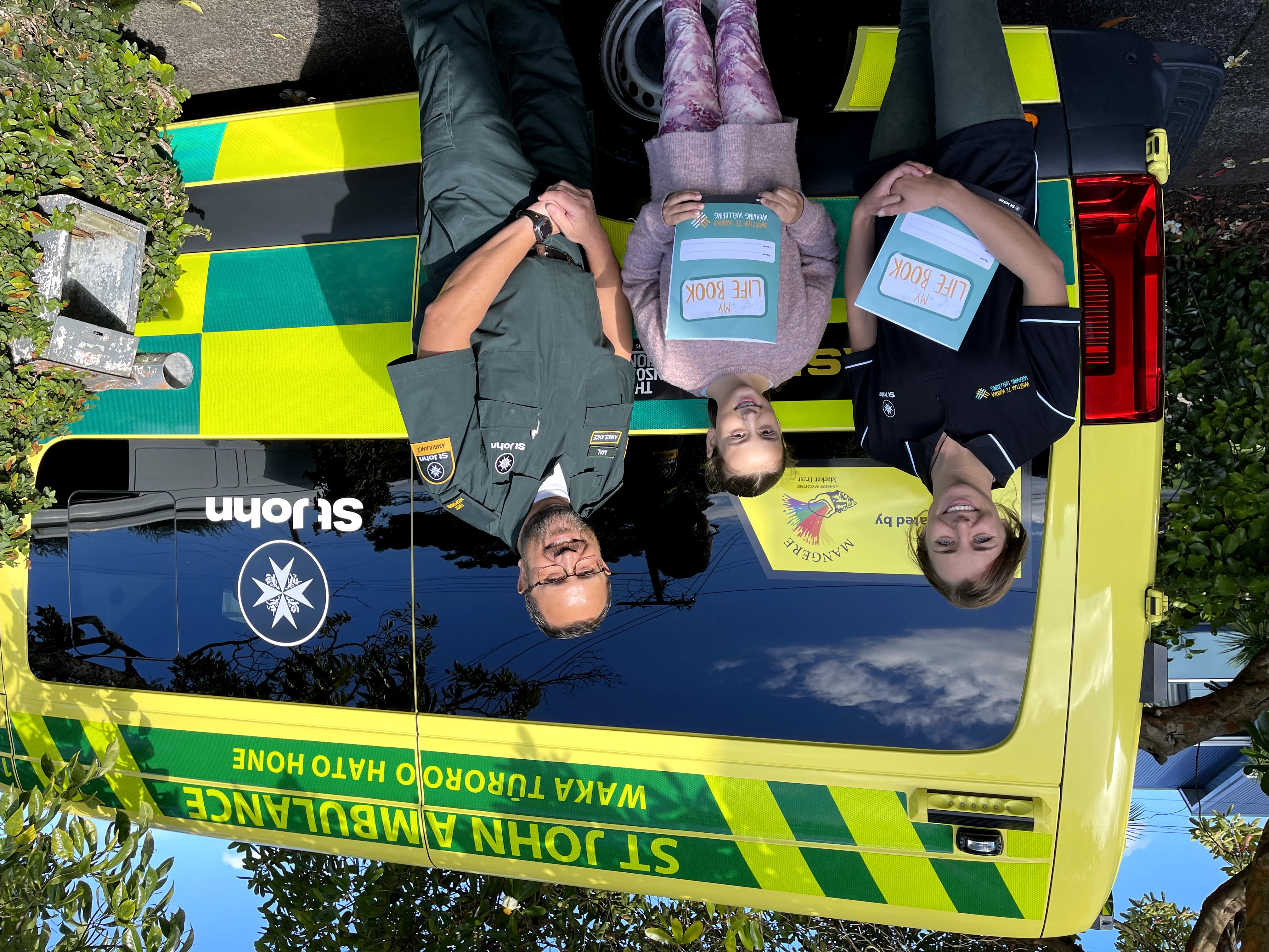 A new ambulance to the Helensville community from ASB