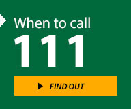 When to call 111